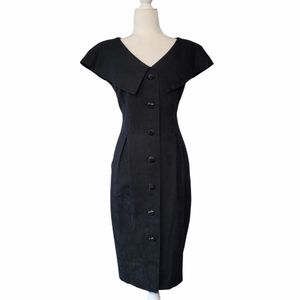 Liz Claiborne sleeveless collared floral dress